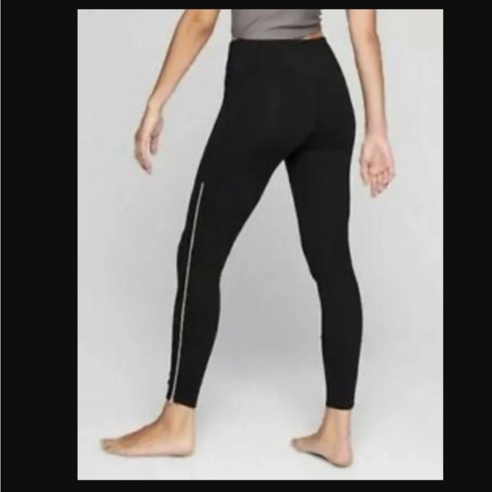 Athleta High Rise Chaturanga Zipper Tights - Picture 1 of 4